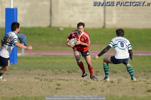2014-11-02 CUS PoliMi Rugby-ASRugby Milano 1125
